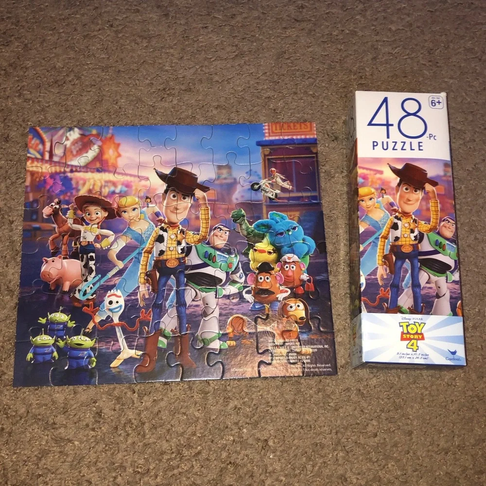 Disney Toy Story 4 Puzzle Lot, Includes 4 puzzles - all pieces included